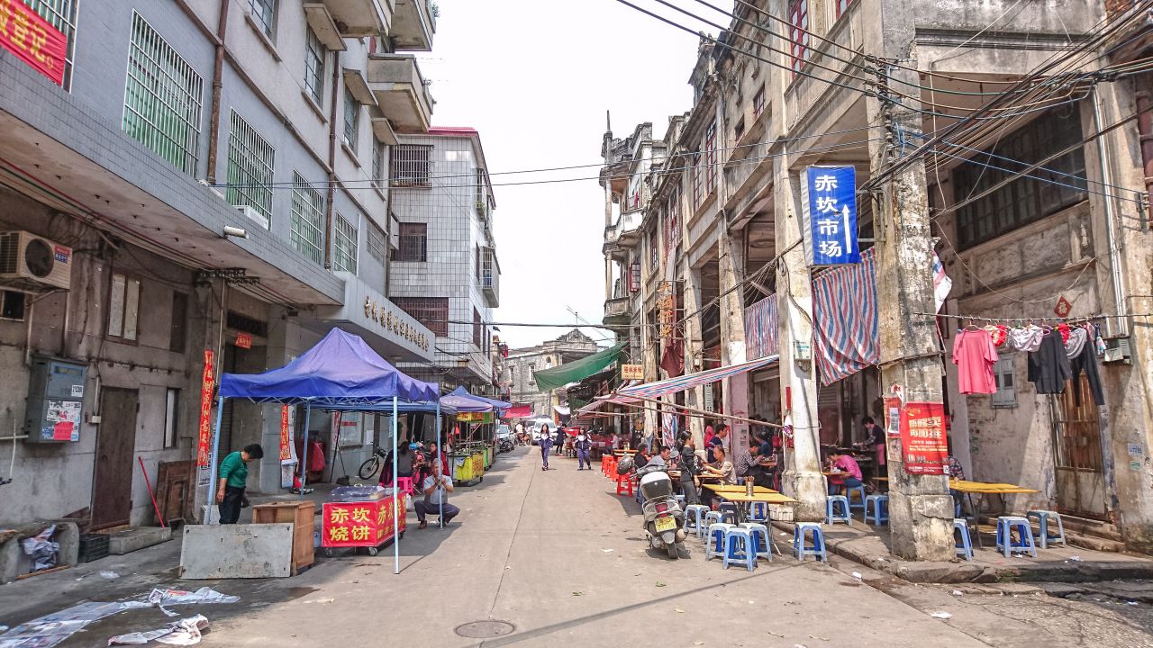 风和日丽的赤坎古镇 赤坎镇 古镇 碉楼 风景 城市 摄影 开平 楼顶 赤坎 骑楼 街拍