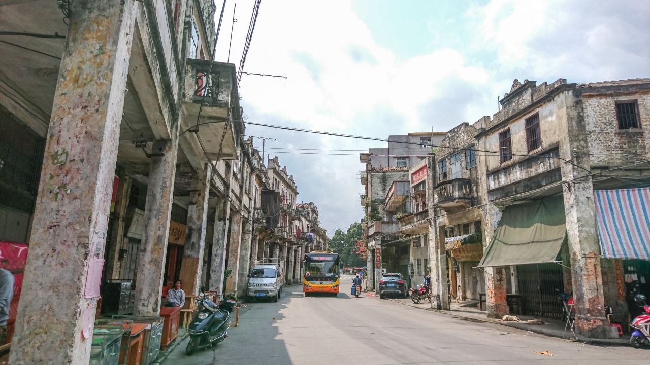 风和日丽的赤坎古镇 赤坎镇 古镇 碉楼 风景 城市 摄影 开平 楼顶 赤坎 骑楼 街拍