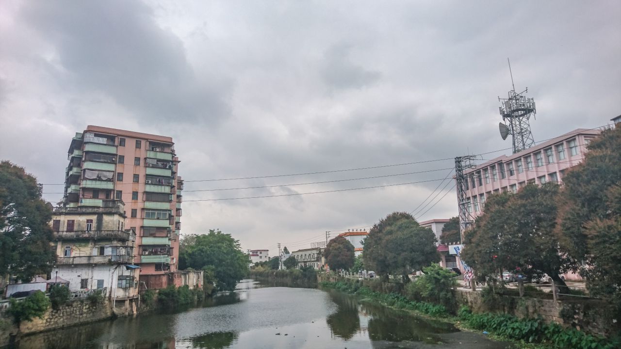 风和日丽的赤坎古镇 赤坎镇 古镇 碉楼 风景 城市 摄影 开平 楼顶 赤坎 骑楼 街拍