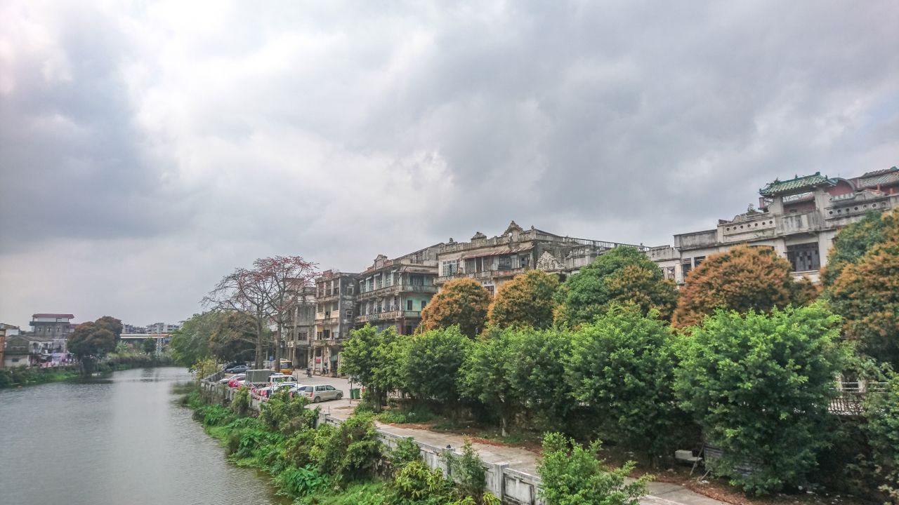 风和日丽的赤坎古镇 赤坎镇 古镇 碉楼 风景 城市 摄影 开平 楼顶 赤坎 骑楼 街拍