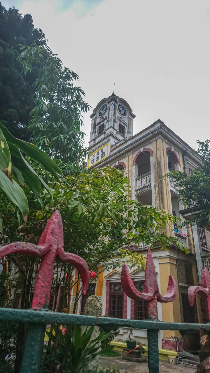 风和日丽的赤坎古镇 赤坎镇 古镇 碉楼 风景 城市 摄影 开平 楼顶 赤坎 骑楼 街拍