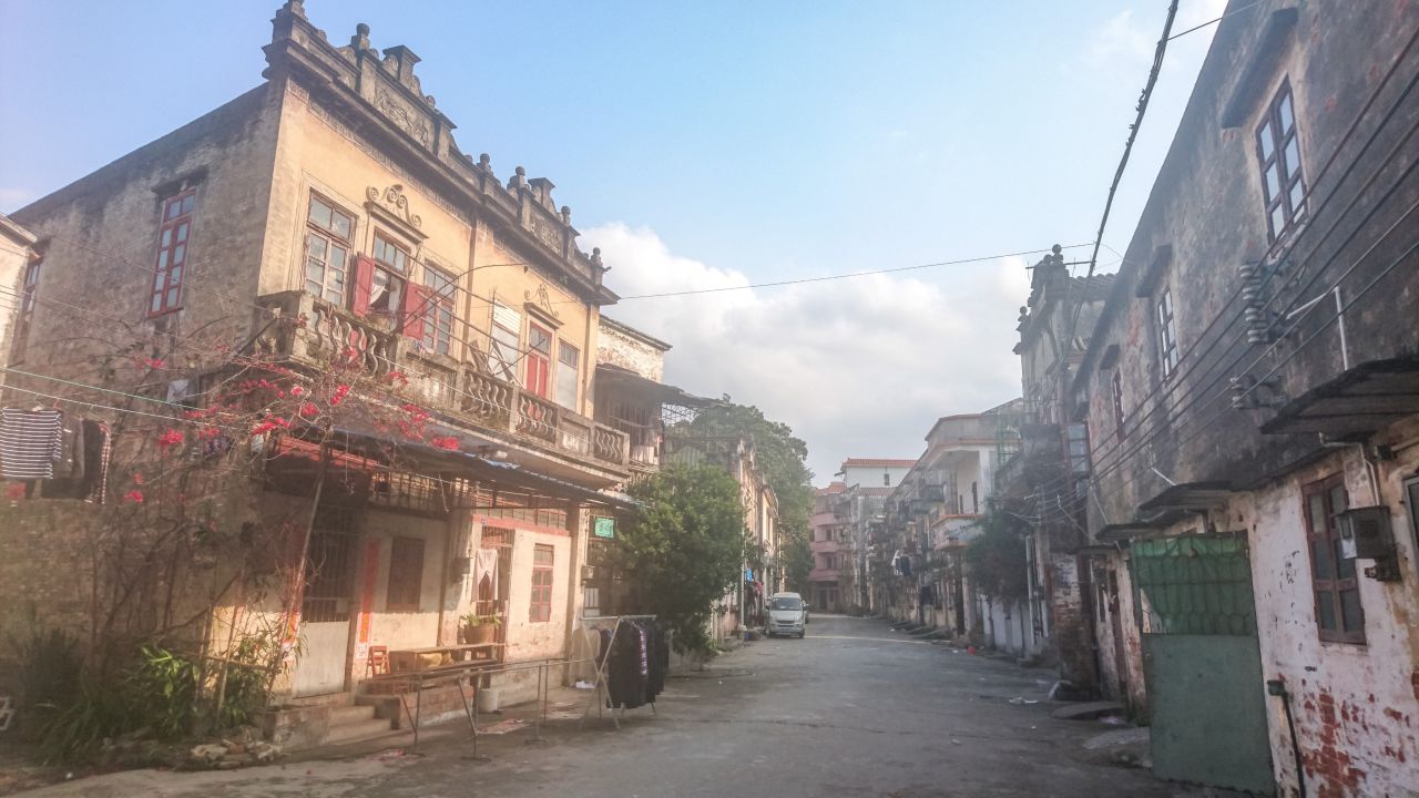 风和日丽的赤坎古镇 赤坎镇 古镇 碉楼 风景 城市 摄影 开平 楼顶 赤坎 骑楼 街拍