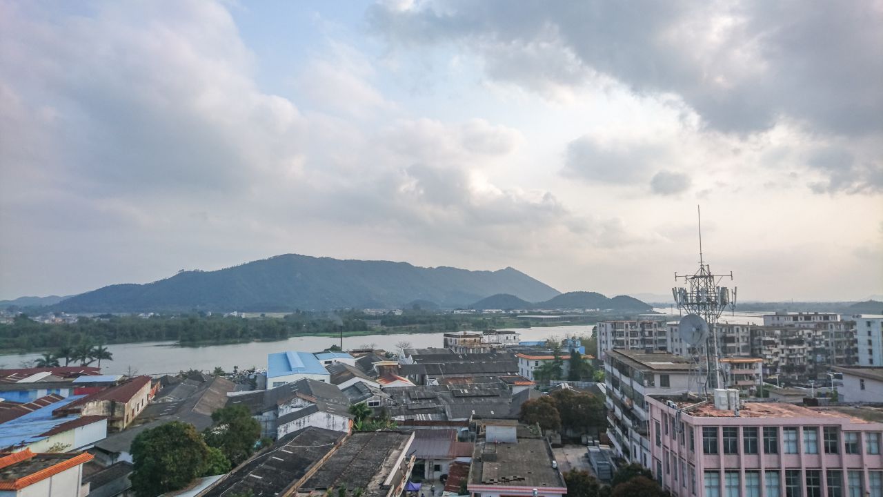 风和日丽的赤坎古镇 赤坎镇 古镇 碉楼 风景 城市 摄影 开平 楼顶 赤坎 骑楼 街拍