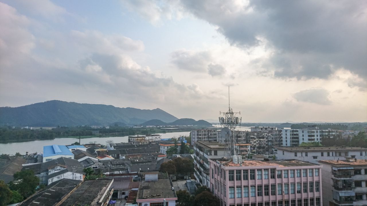 风和日丽的赤坎古镇 赤坎镇 古镇 碉楼 风景 城市 摄影 开平 楼顶 赤坎 骑楼 街拍