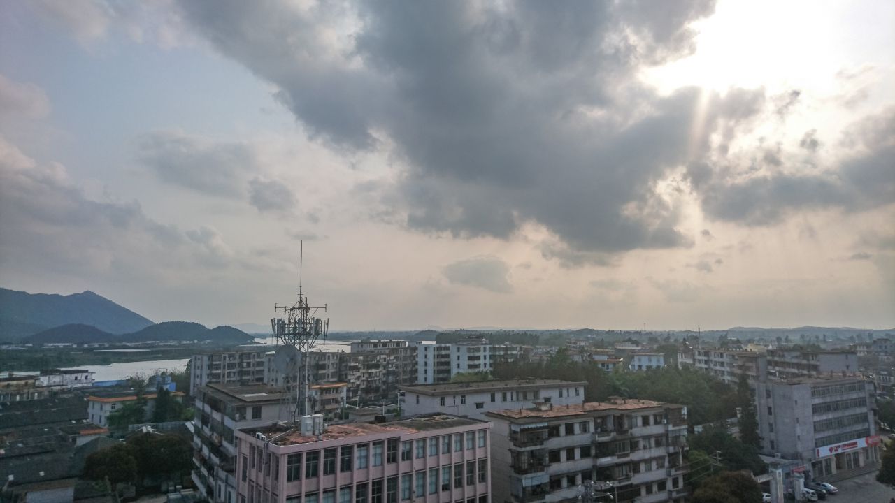 风和日丽的赤坎古镇 赤坎镇 古镇 碉楼 风景 城市 摄影 开平 楼顶 赤坎 骑楼 街拍