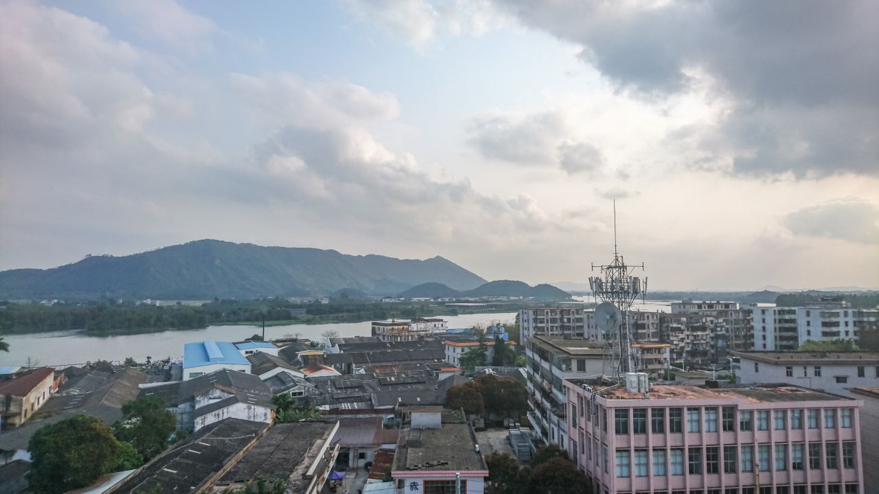 风和日丽的赤坎古镇 赤坎镇 古镇 碉楼 风景 城市 摄影 开平 楼顶 赤坎 骑楼 街拍