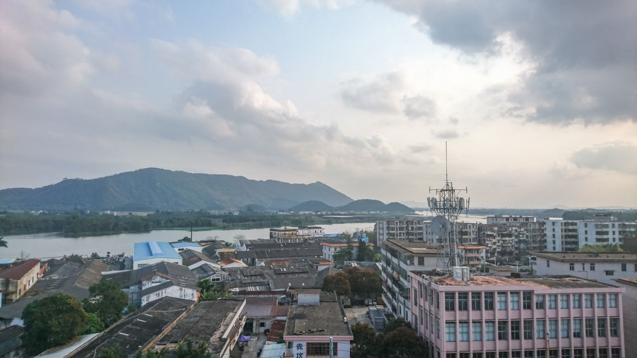 风和日丽的赤坎古镇 赤坎镇 古镇 碉楼 风景 城市 摄影 开平 楼顶 赤坎 骑楼 街拍