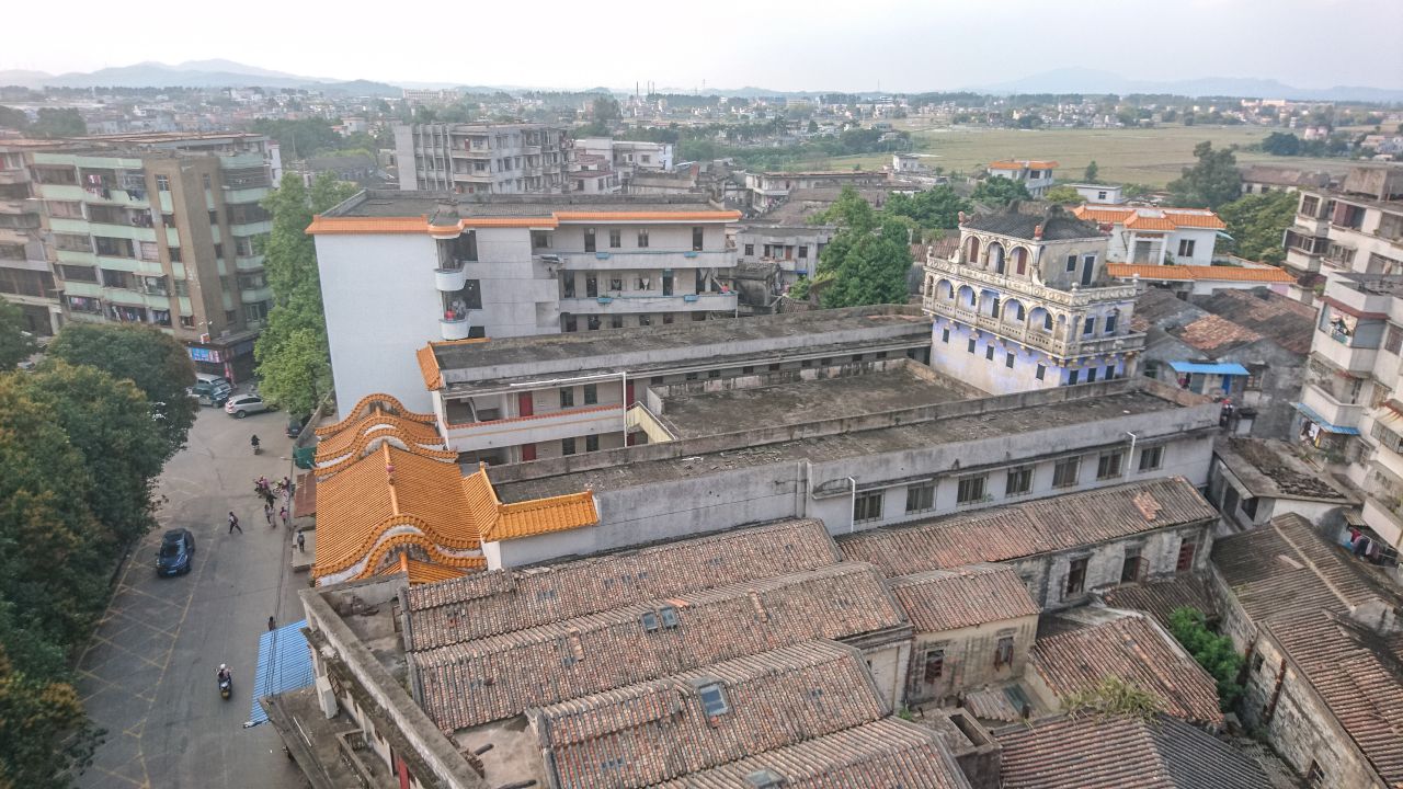 风和日丽的赤坎古镇 赤坎镇 古镇 碉楼 风景 城市 摄影 开平 楼顶 赤坎 骑楼 街拍