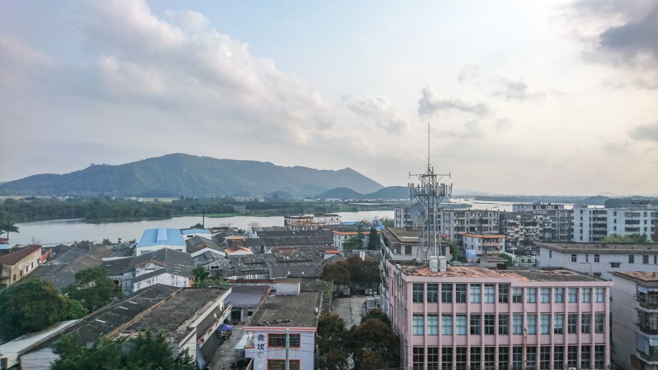 风和日丽的赤坎古镇 赤坎镇 古镇 碉楼 风景 城市 摄影 开平 楼顶 赤坎 骑楼 街拍