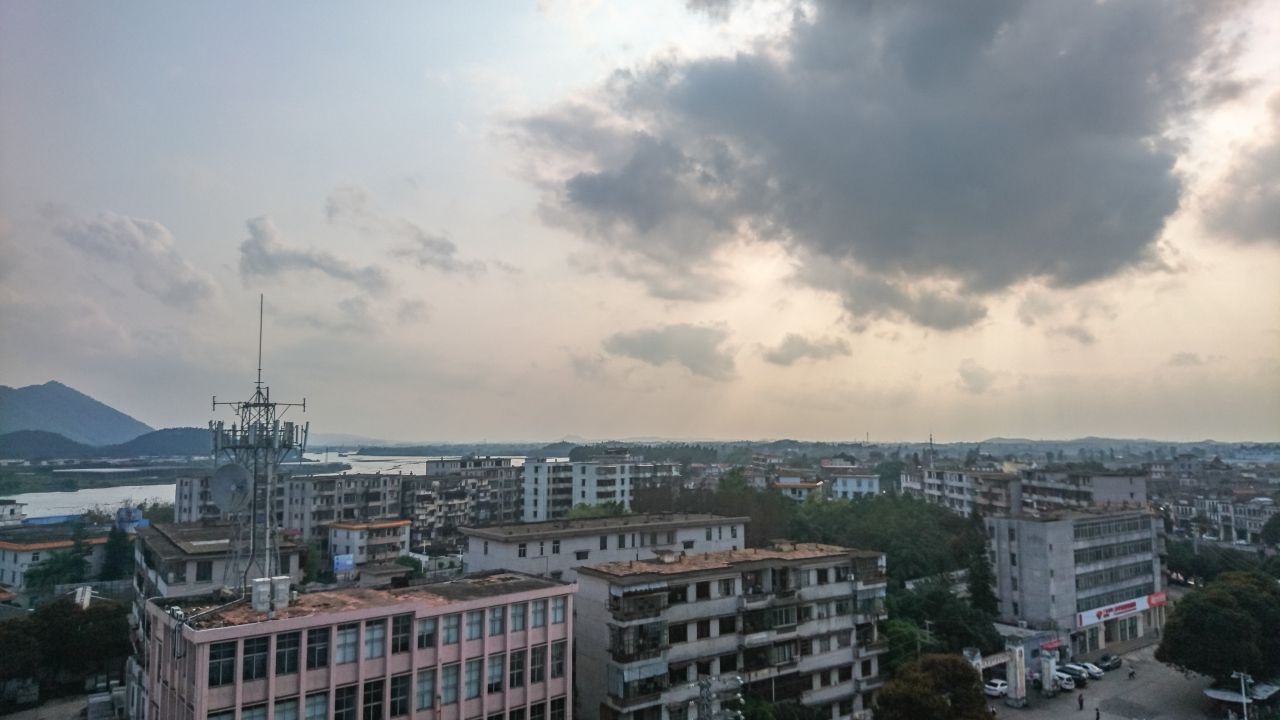 风和日丽的赤坎古镇 赤坎镇 古镇 碉楼 风景 城市 摄影 开平 楼顶 赤坎 骑楼 街拍