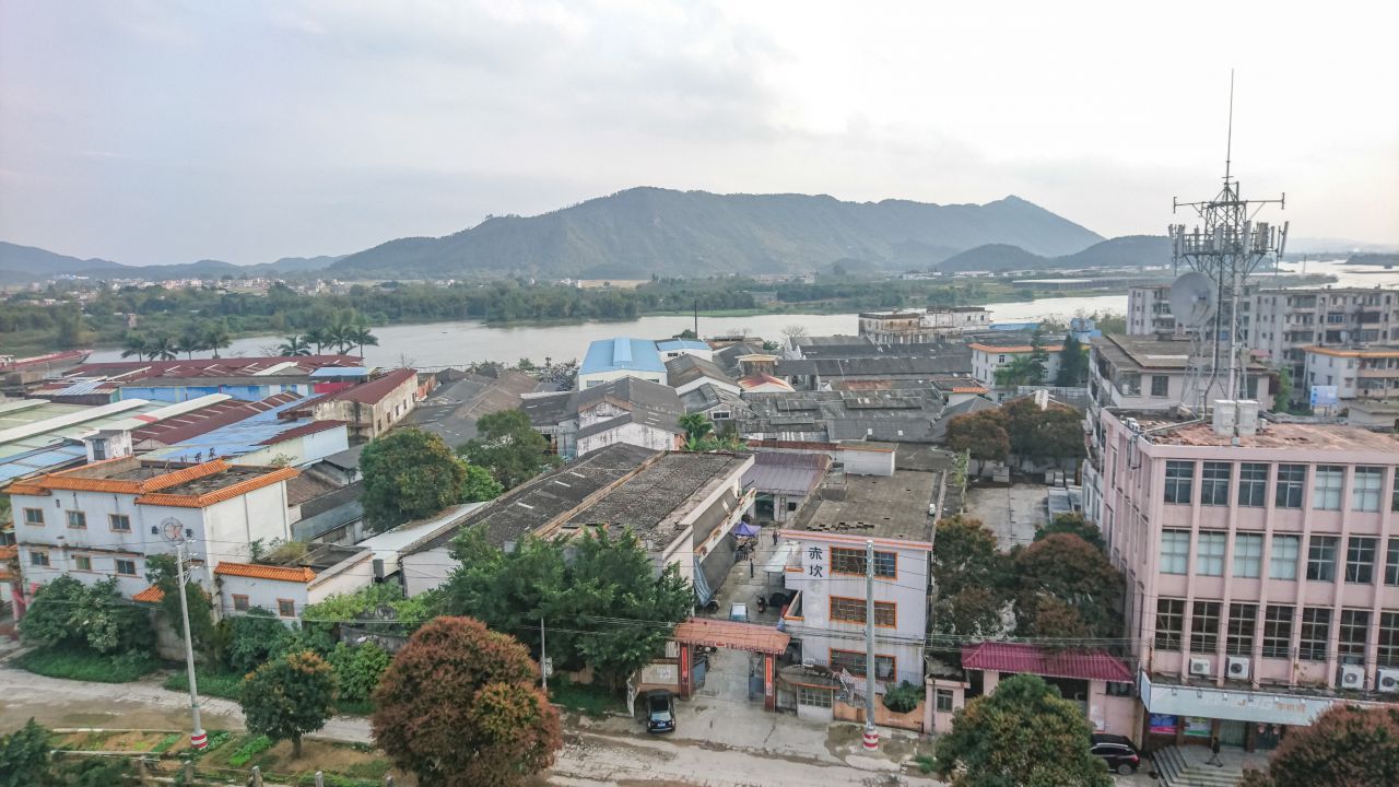 风和日丽的赤坎古镇 赤坎镇 古镇 碉楼 风景 城市 摄影 开平 楼顶 赤坎 骑楼 街拍