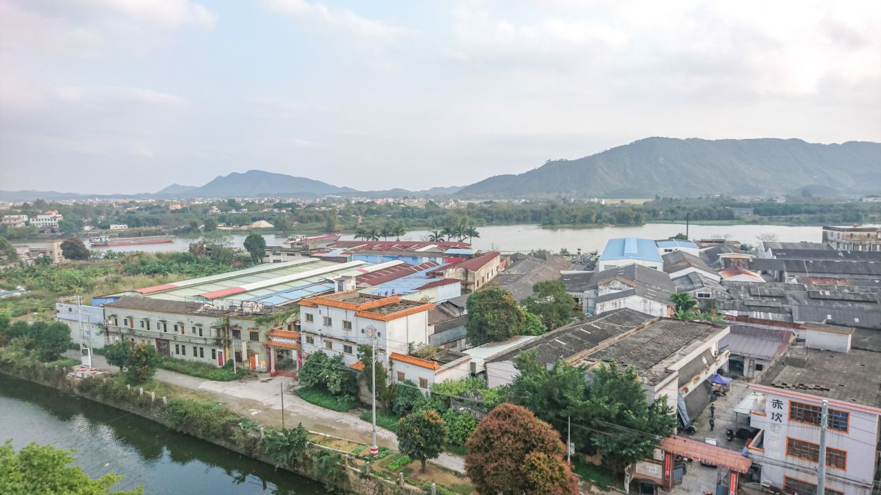 风和日丽的赤坎古镇 赤坎镇 古镇 碉楼 风景 城市 摄影 开平 楼顶 赤坎 骑楼 街拍