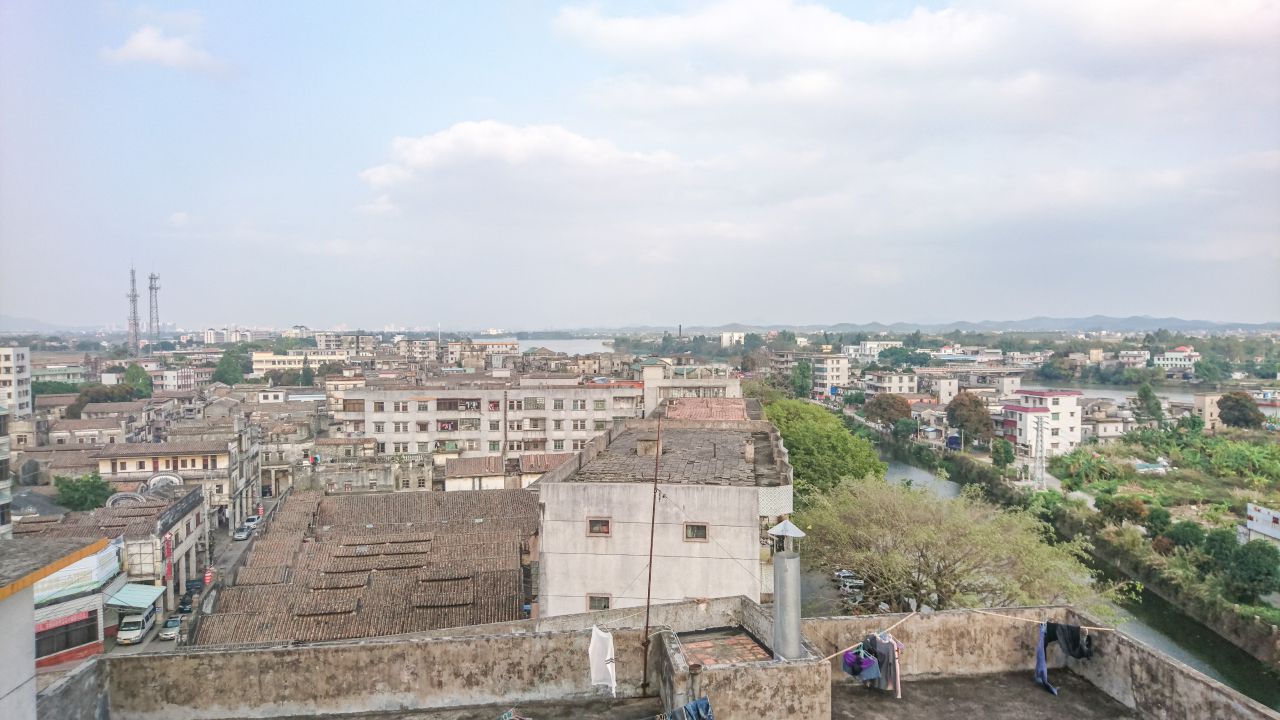风和日丽的赤坎古镇 赤坎镇 古镇 碉楼 风景 城市 摄影 开平 楼顶 赤坎 骑楼 街拍