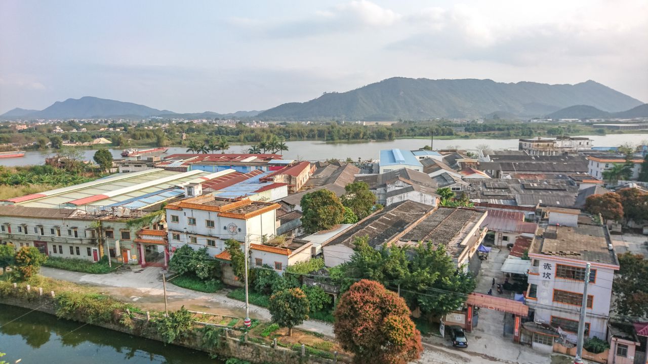 风和日丽的赤坎古镇 赤坎镇 古镇 碉楼 风景 城市 摄影 开平 楼顶 赤坎 骑楼 街拍