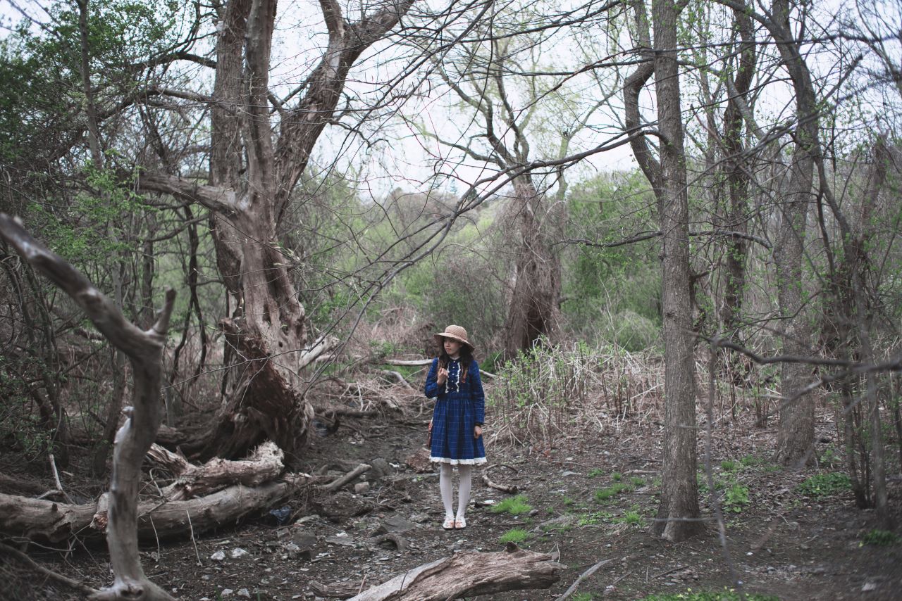 森林一样清新的女孩 深林系人像 深林系少女 森林系女孩 薯仔仪 深林系 人像 摄影