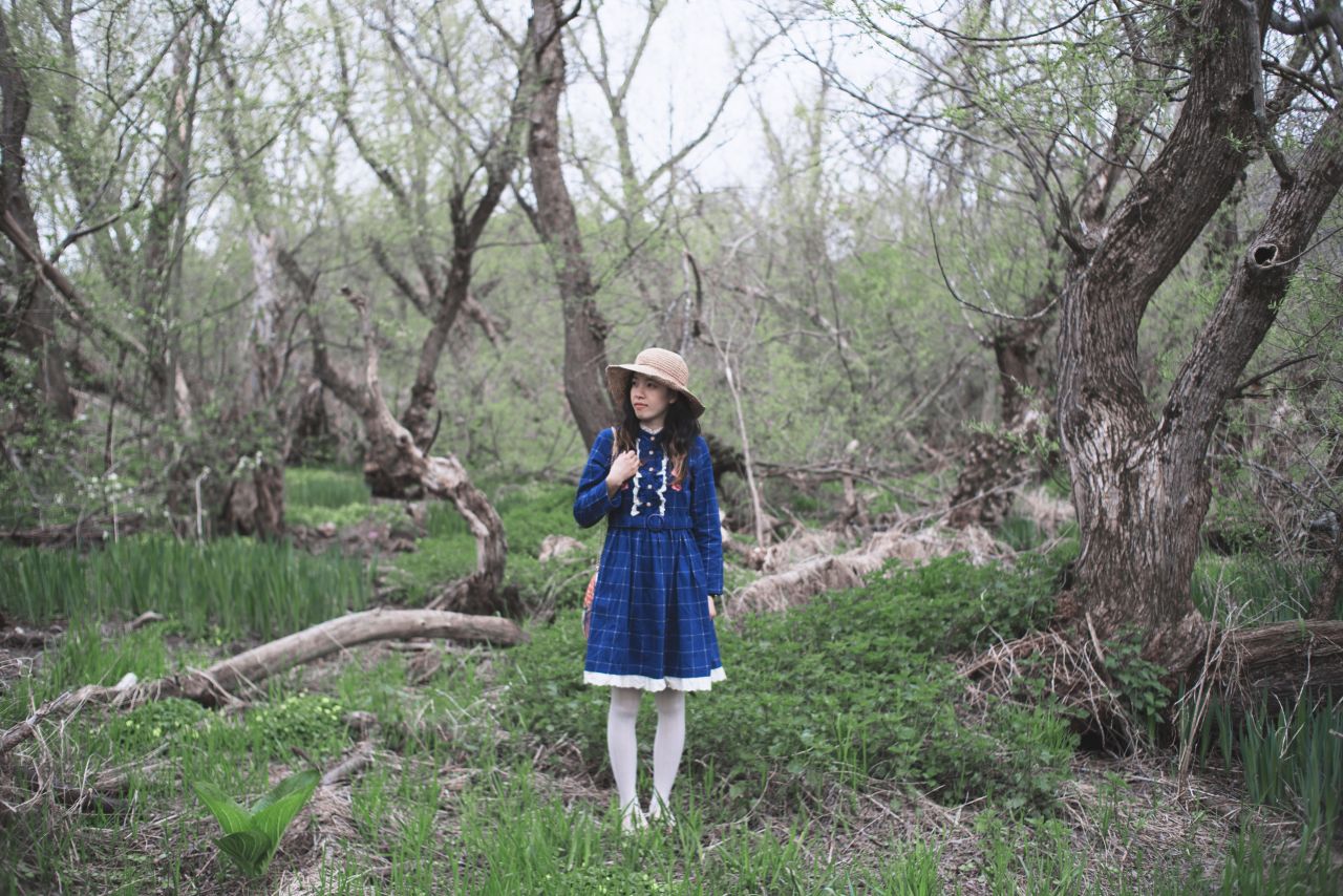 森林一样清新的女孩 深林系人像 深林系少女 森林系女孩 薯仔仪 深林系 人像 摄影