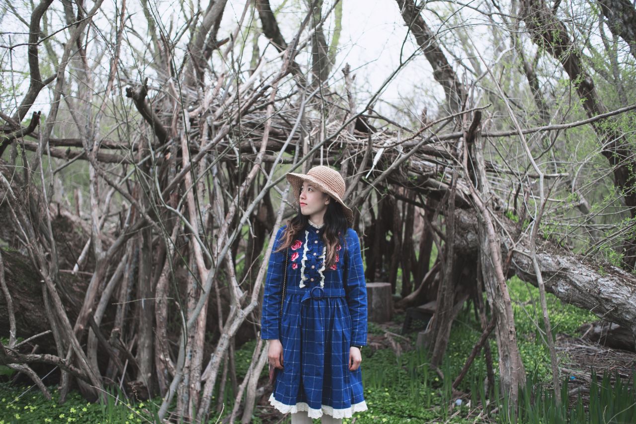 森林一样清新的女孩 深林系人像 深林系少女 森林系女孩 薯仔仪 深林系 人像 摄影