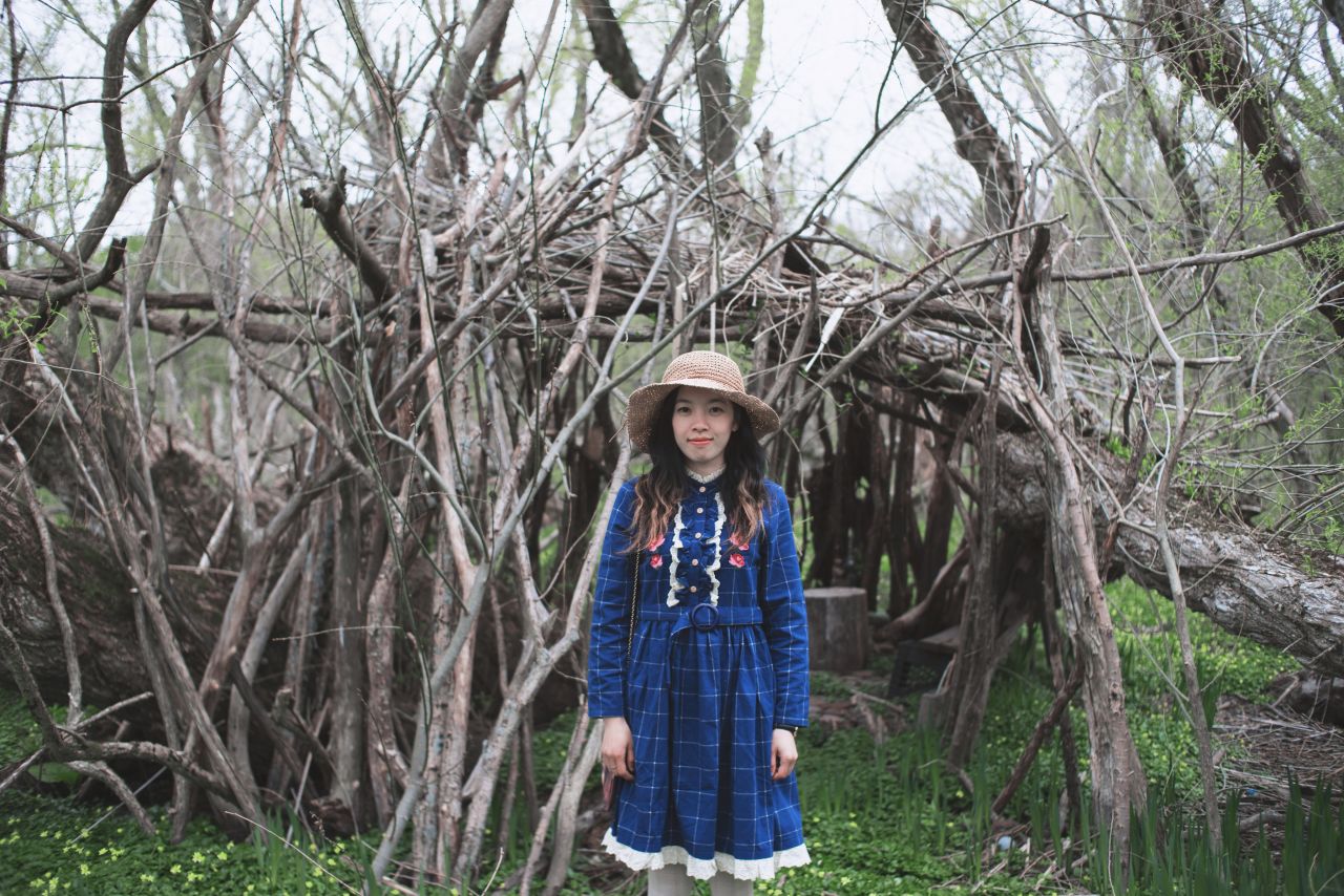 森林一样清新的女孩 深林系人像 深林系少女 森林系女孩 薯仔仪 深林系 人像 摄影