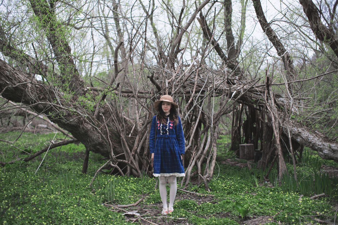 森林一样清新的女孩 深林系人像 深林系少女 森林系女孩 薯仔仪 深林系 人像 摄影