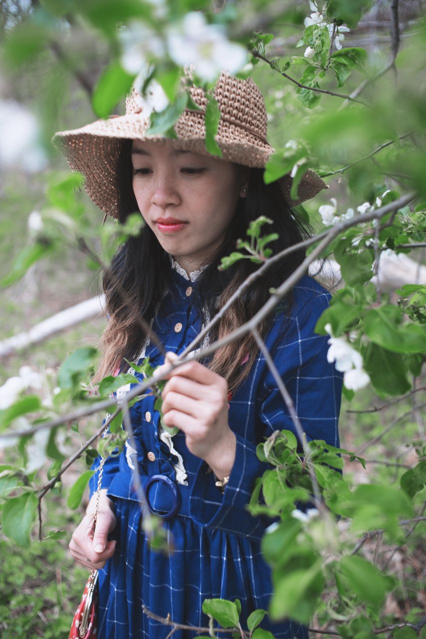 森林一样清新的女孩 深林系人像 深林系少女 森林系女孩 薯仔仪 深林系 人像 摄影