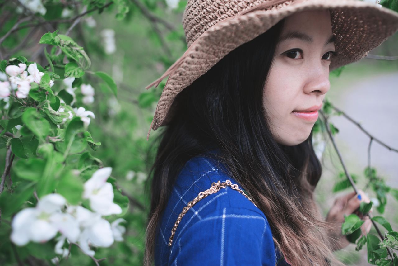 森林一样清新的女孩 深林系人像 深林系少女 森林系女孩 薯仔仪 深林系 人像 摄影