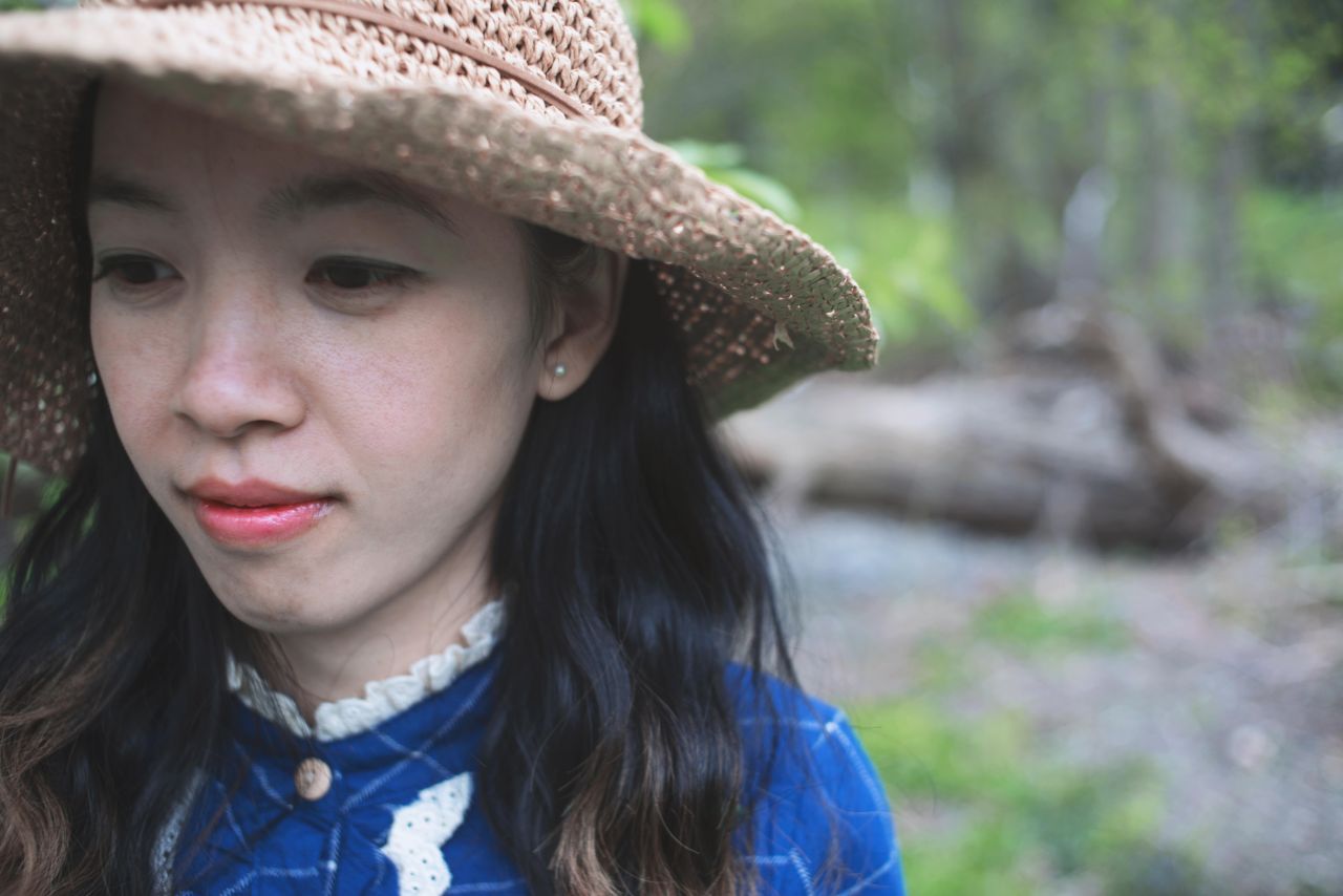 森林一样清新的女孩 深林系人像 深林系少女 森林系女孩 薯仔仪 深林系 人像 摄影