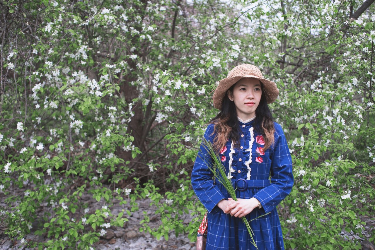 森林一样清新的女孩 深林系人像 深林系少女 森林系女孩 薯仔仪 深林系 人像 摄影