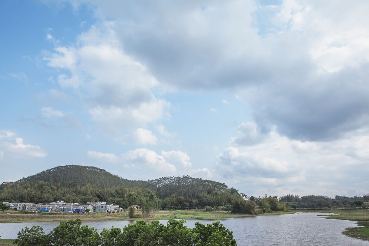 陈坑水库水中碉楼 陈坑水库，水中碉楼，台山