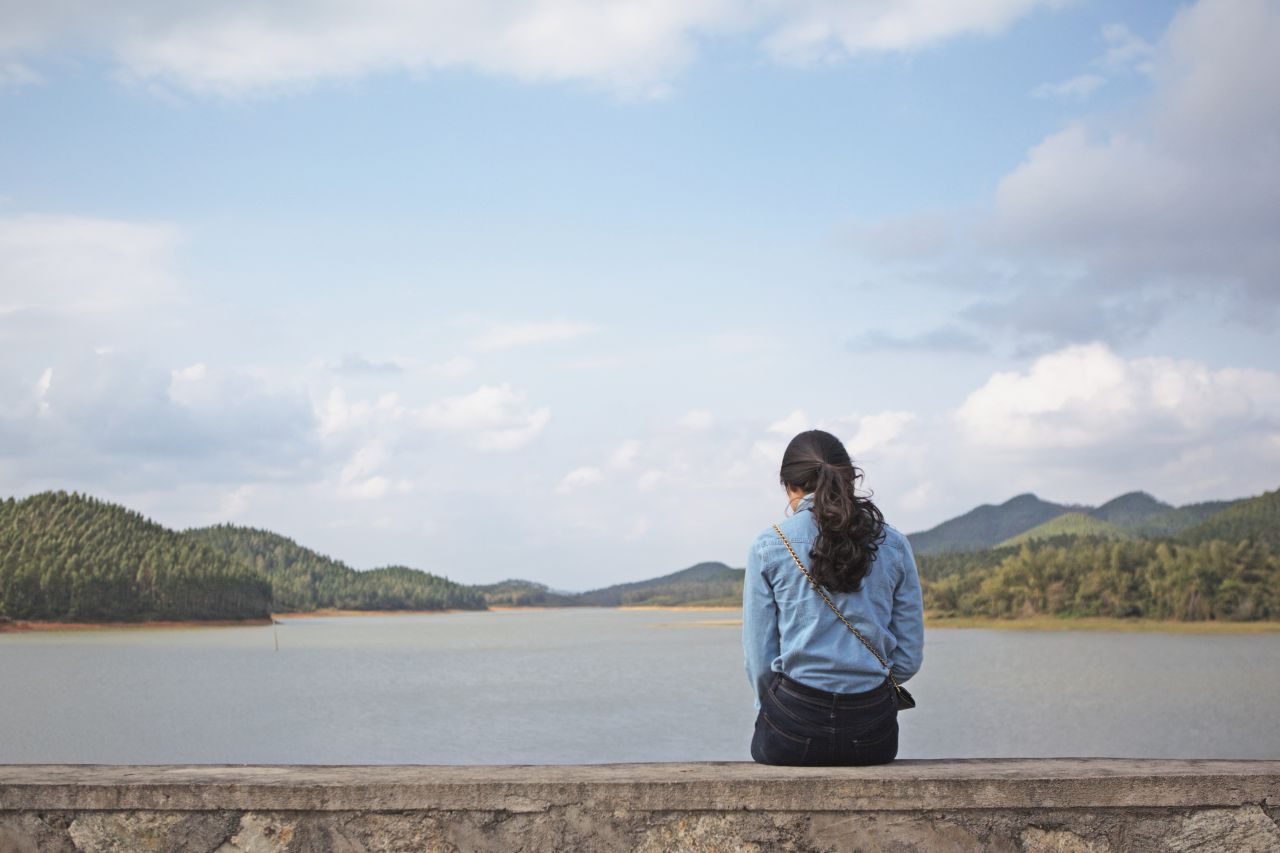 陈坑水库水中碉楼 陈坑水库，水中碉楼，台山