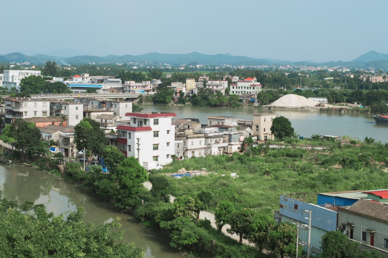 比以往更为晴朗的赤坎古镇 赤坎 尼康 D3200 楼顶 风光 风景 骑楼 开平 赤坎古镇 街景 街道