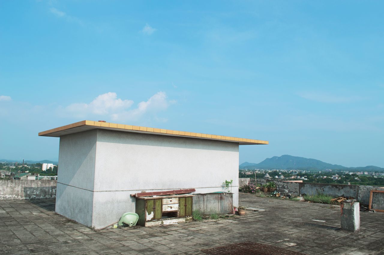 比以往更为晴朗的赤坎古镇 赤坎 尼康 D3200 楼顶 风光 风景 骑楼 开平 赤坎古镇 街景 街道