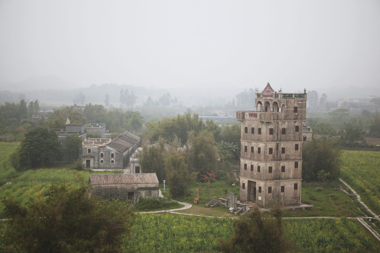 晚饭后的散步，自力村和立园 - 唐口 - 无 - 自立村 唐口 开平 碉楼 立园 散步