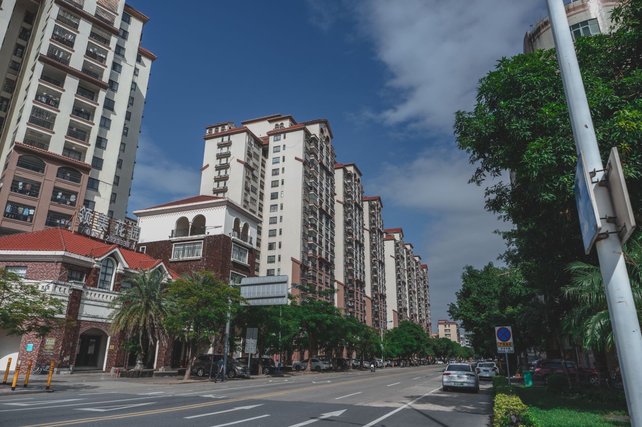 三埠大桥的沿岸风光 三埠大桥的沿岸风光