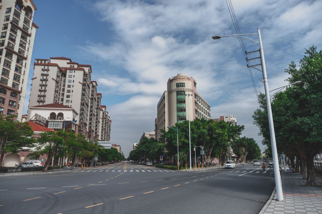 三埠大桥的沿岸风光 三埠大桥的沿岸风光