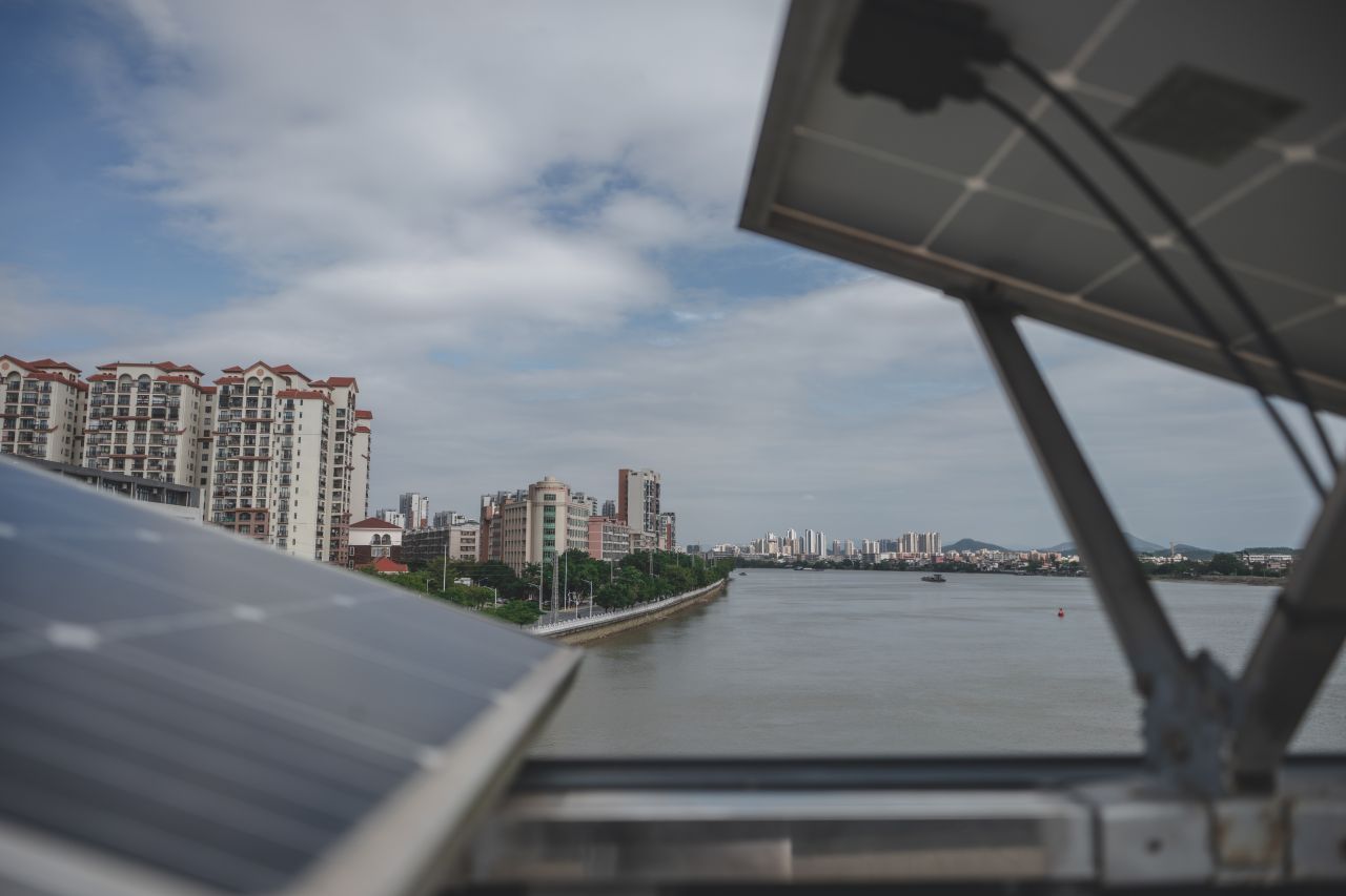 三埠大桥的沿岸风光 三埠大桥的沿岸风光