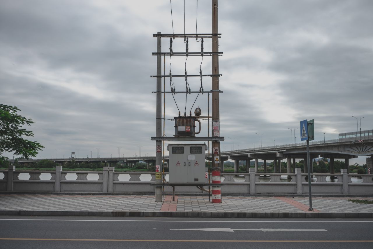 三埠大桥的沿岸风光 三埠大桥的沿岸风光
