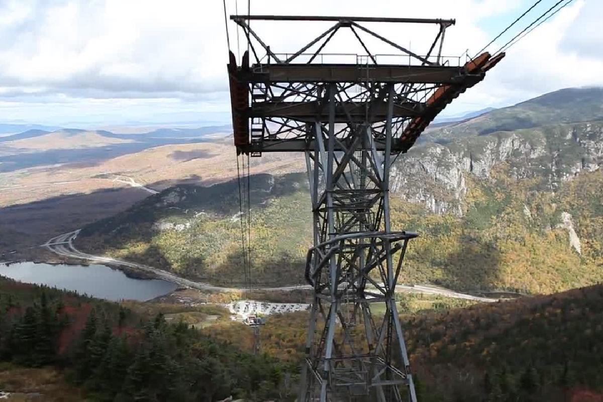 长白山缆车下降
